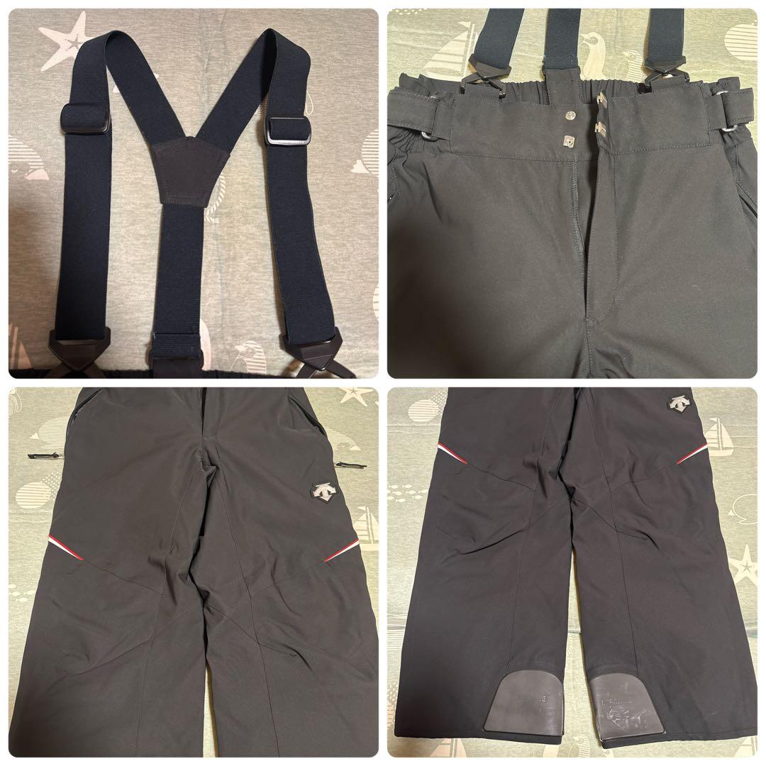 OGSAKA DESCENTE スキーウェア 上下 上着M・パンツ L 赤／黒