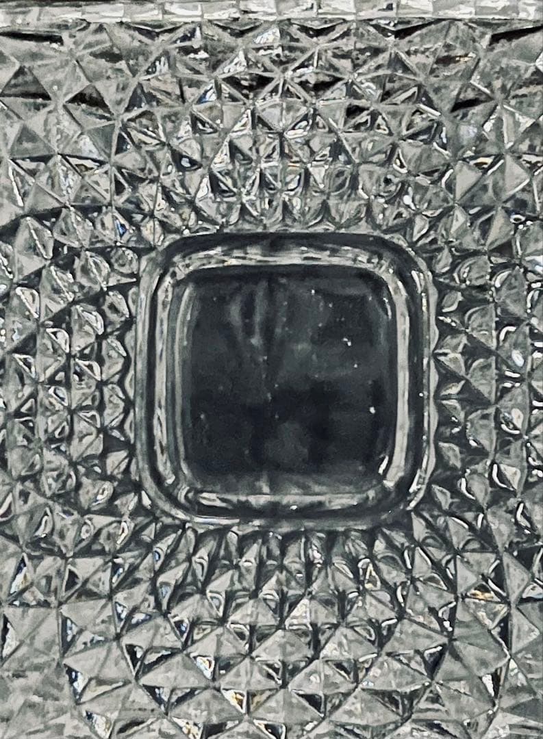 Baccarat オールドバカラ/※ ディアマン・ビゾー 蓋物 義山