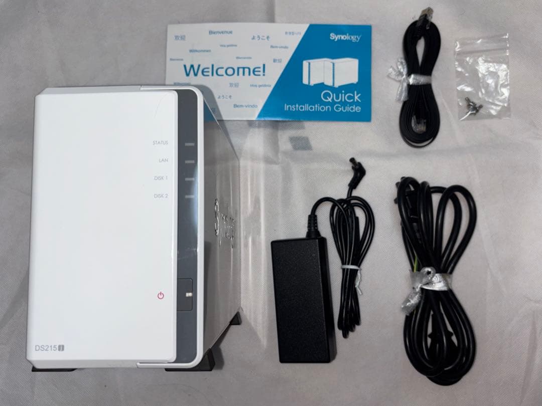 DS215J NAS 1TB HDD搭載