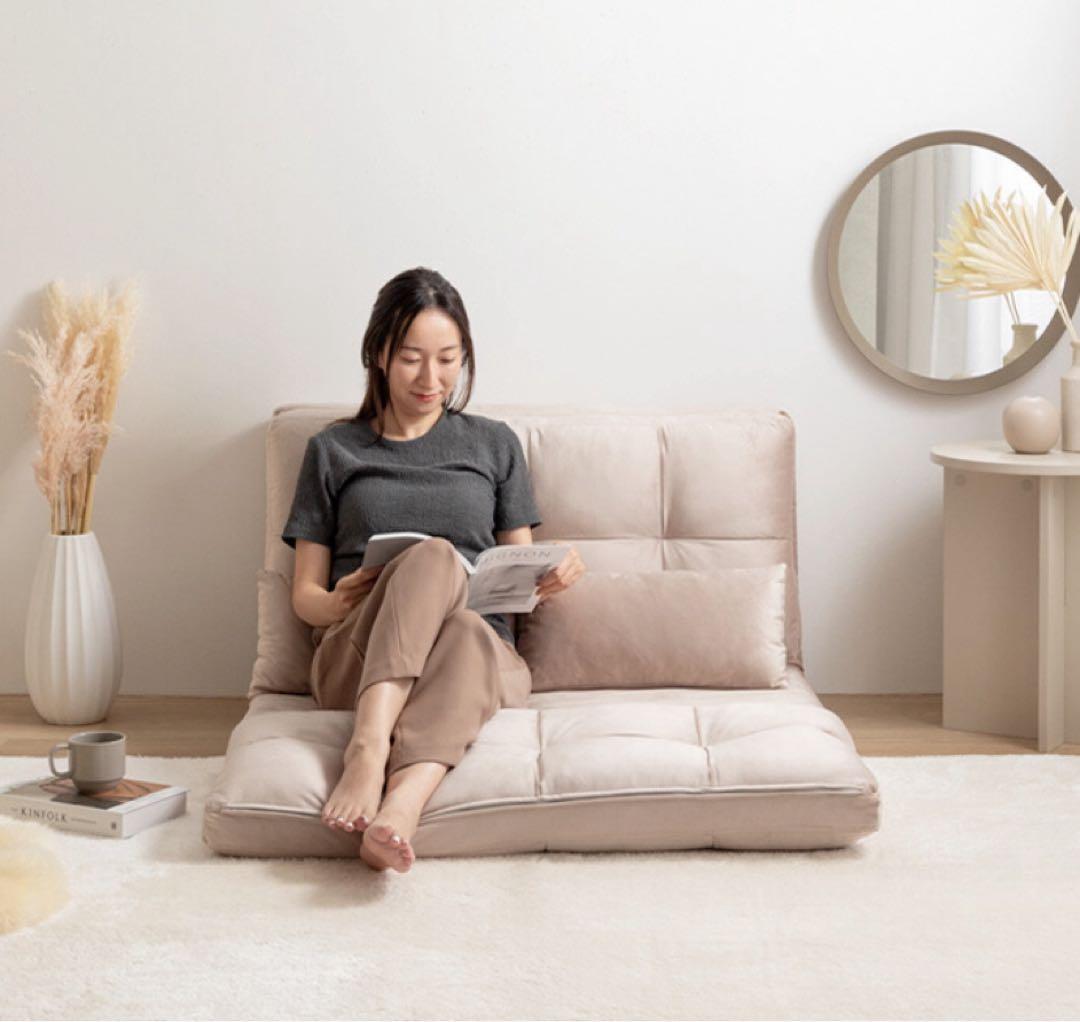 ソファ ソファベッド ローソファ フロアソファ リクライニングソファ 幅100