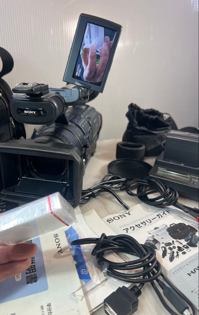 SONY HDV HDR-FX1ビデオカメラ 本体と付属品一式