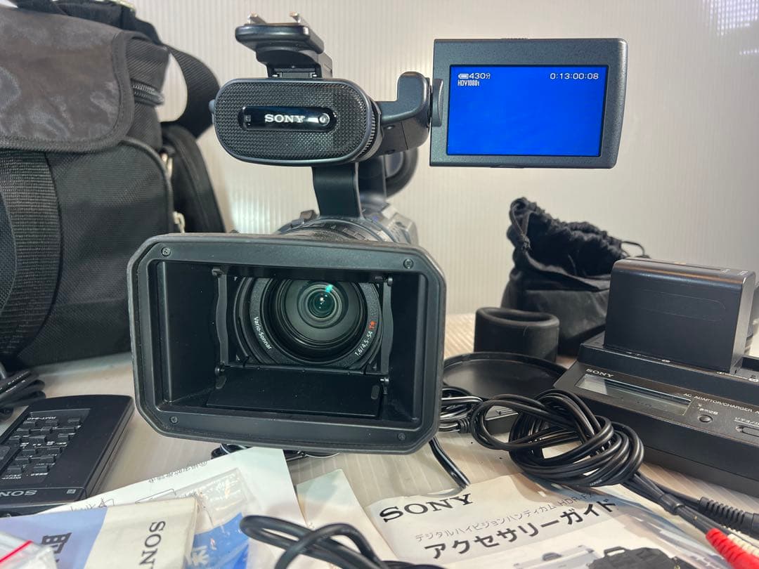 SONY HDV HDR-FX1ビデオカメラ 本体と付属品一式