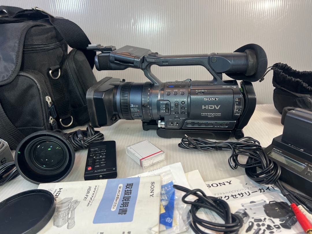 SONY HDV HDR-FX1ビデオカメラ 本体と付属品一式