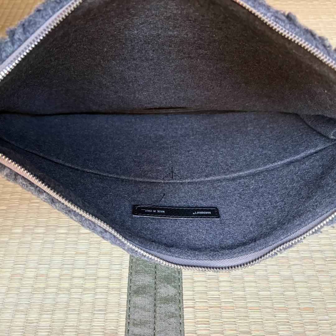 hardgraft MacBookケース 13インチ用 イタリア製 ウールレザー