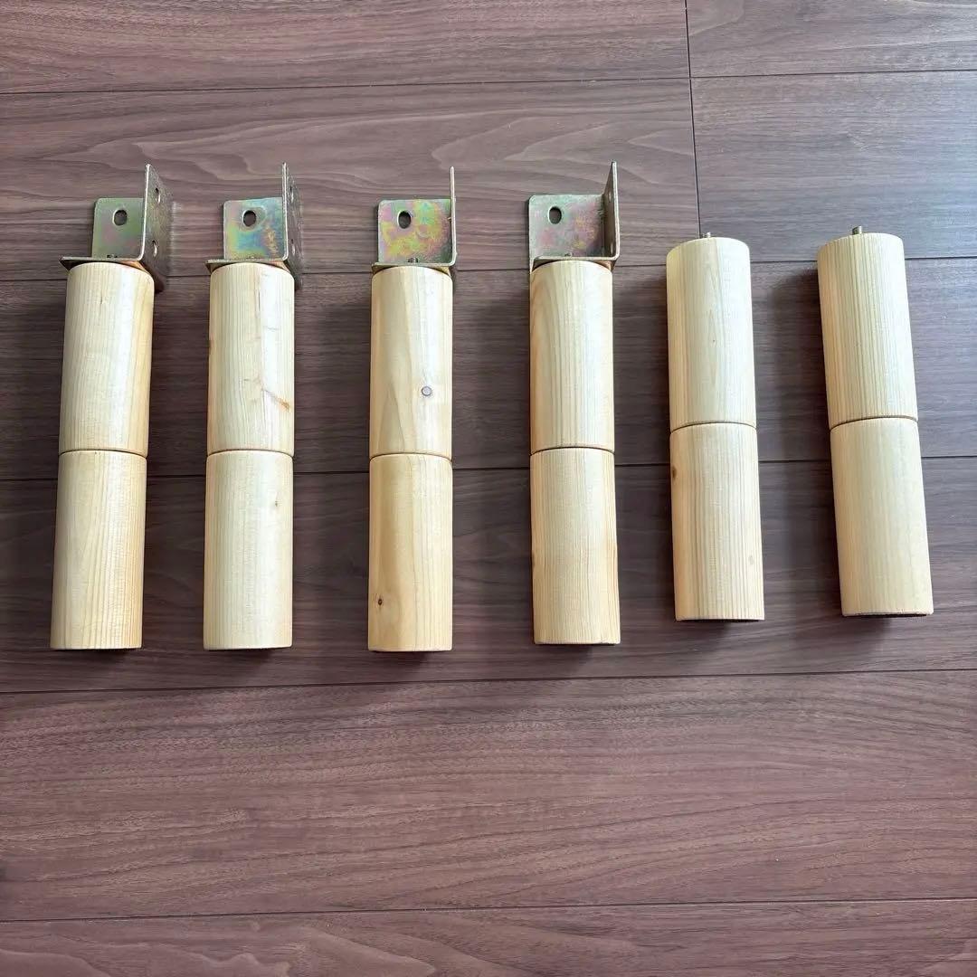 天然木　すのこシングルベッド　3段階高さ調節可能