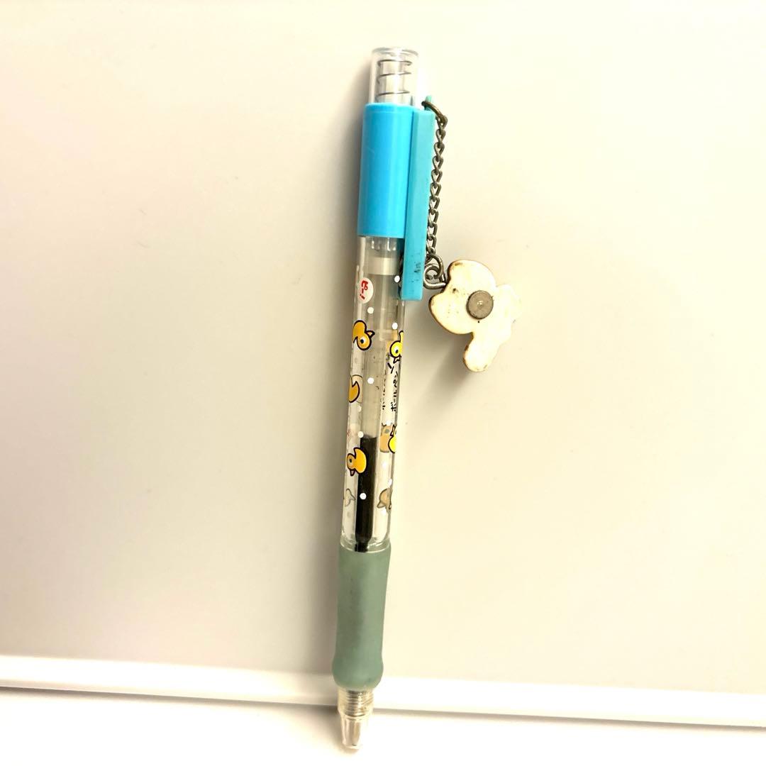 たらいぐまのらんどりー　チャーム付　ボールペン　平成レトロ　当時物
