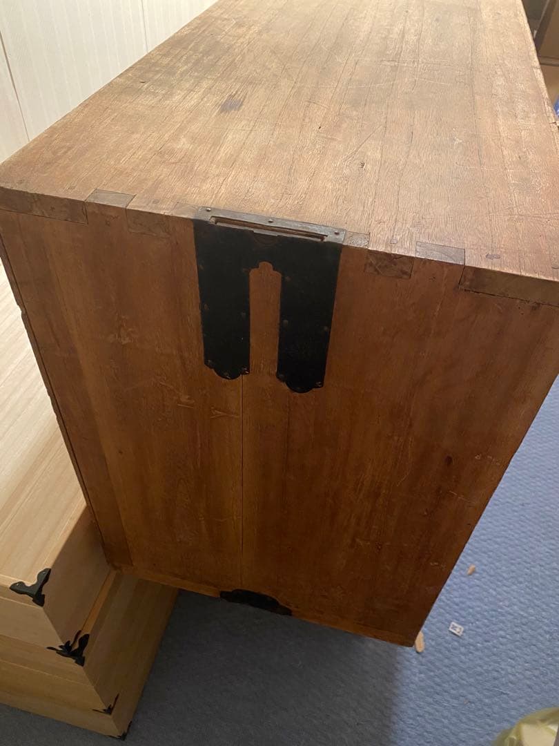 3段桐箪笥　アンティーク　チェスト　和箪笥　古家具