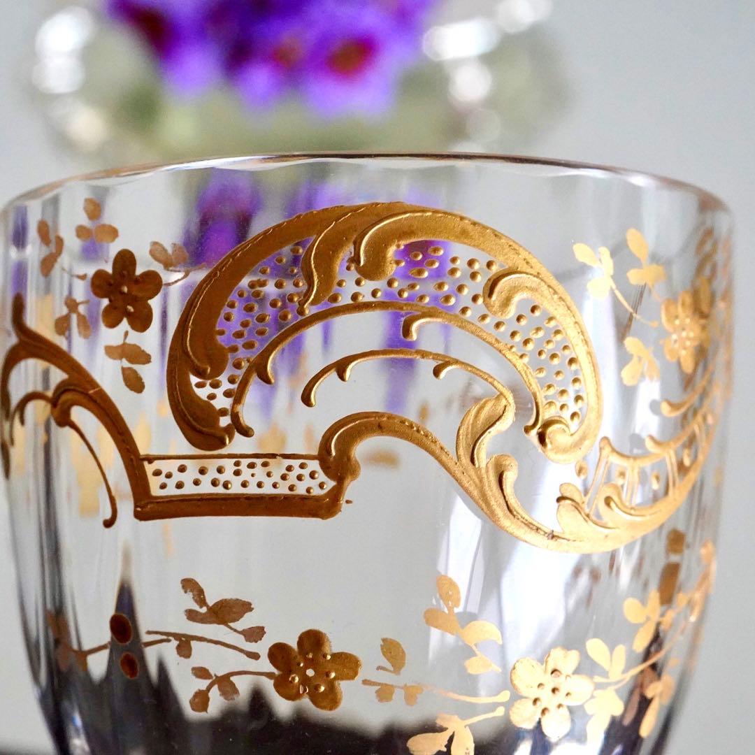 あすまむ★極希少★24金彩★オールドバカラ★ルイ15世様式★蓋物★小物入れ