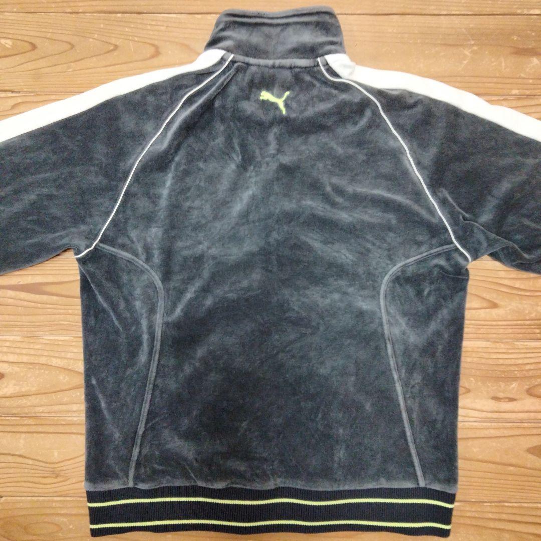 PUMA ベロア ジャージセットアップ Lサイズ グレー