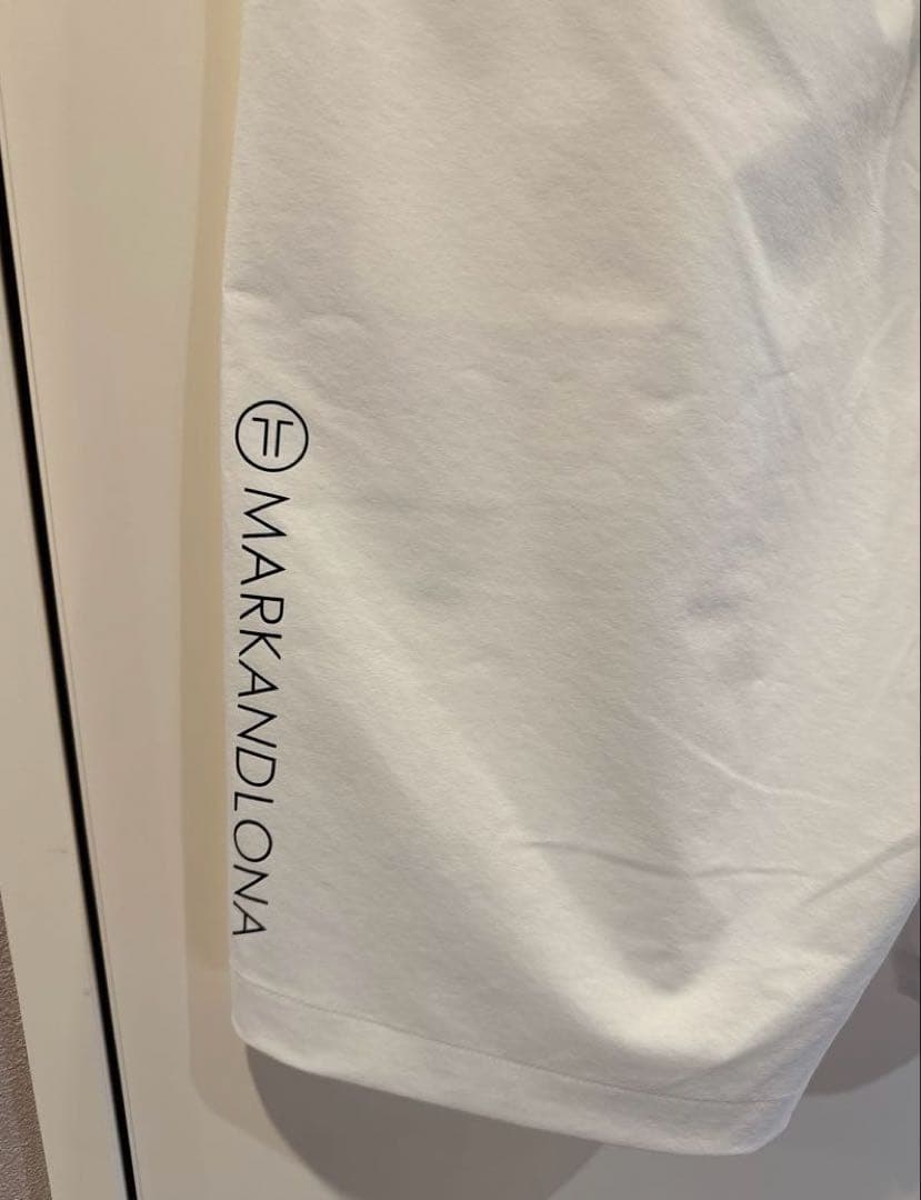 新品 ★ MARK&LONA ショーツ マーク＆ロナ ハーフパンツ 白