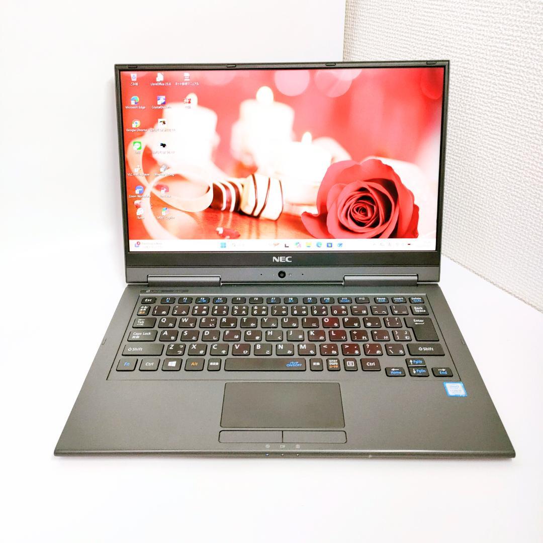 タッチパネル✨️第8世代i5/SSD/NEC/オフィス付きノートパソコン/小型