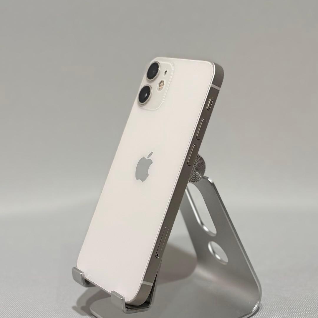『美品』iPhone 12 mini 64GB ホワイト　SIMフリー　動作良好