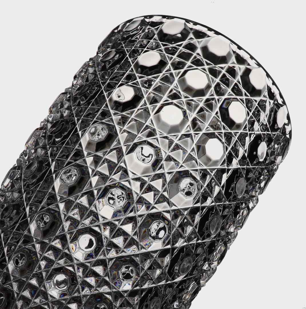 オールド・バカラ 大型花瓶 ディアマン・ピエーリー 20.8cm 1.3kg