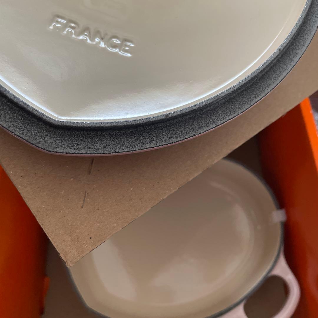 LE CREUSET ハート型▪︎ダムール ディッシュ20cm▪︎シェルピンク▪︎新品