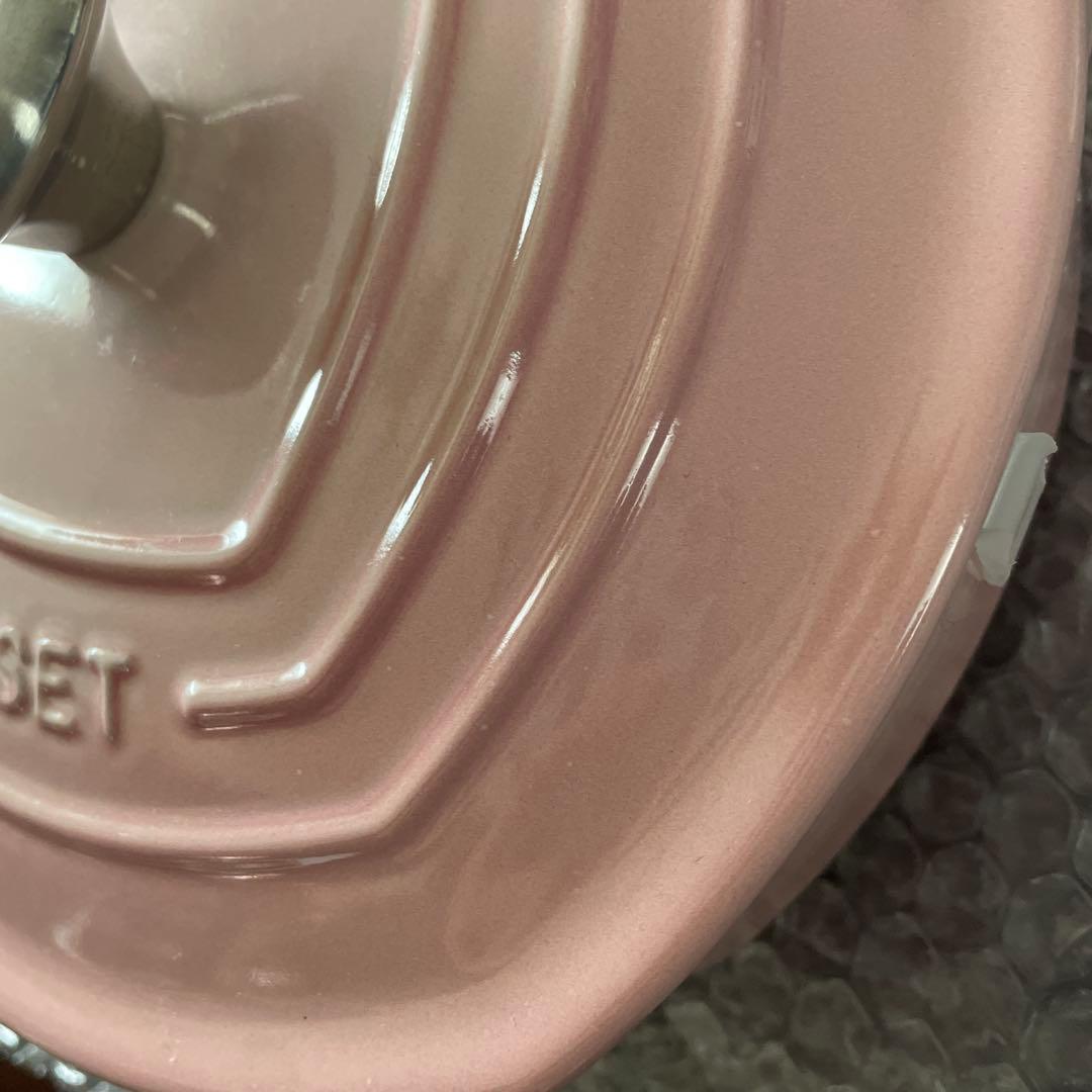 LE CREUSET ハート型▪︎ダムール ディッシュ20cm▪︎シェルピンク▪︎新品