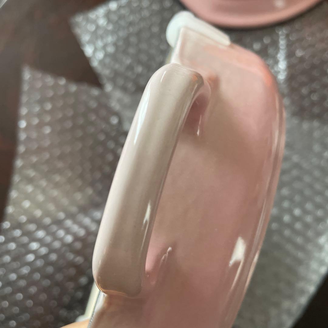 LE CREUSET ハート型▪︎ダムール ディッシュ20cm▪︎シェルピンク▪︎新品