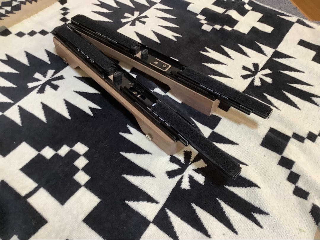 シェルフコンテナ25サイズ スライド開口天板三脚用テーブルヘキサゴン柄オーダー品