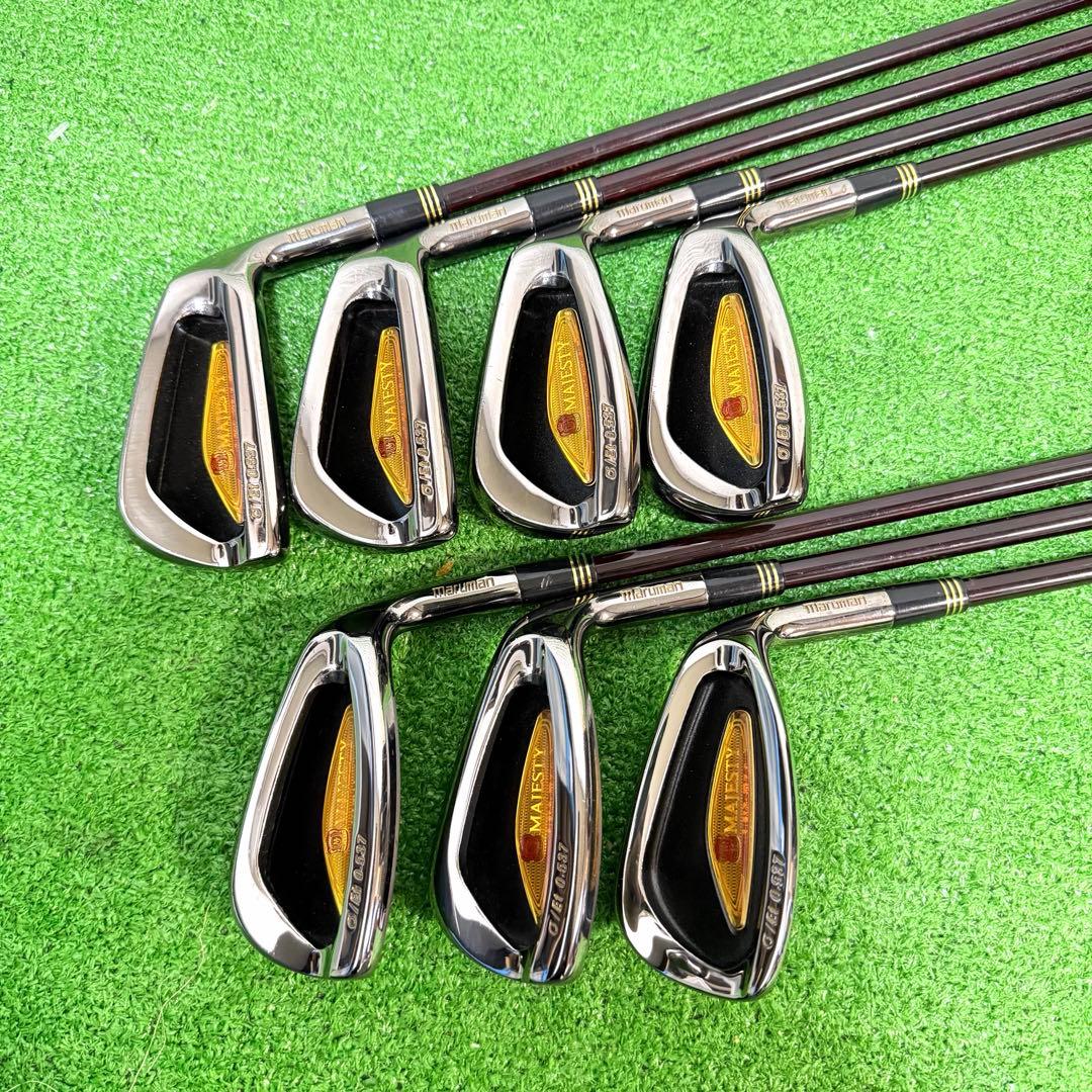 maruman 最高級　マジェスティ　PRESTIGIO　アイアンセット7本　R