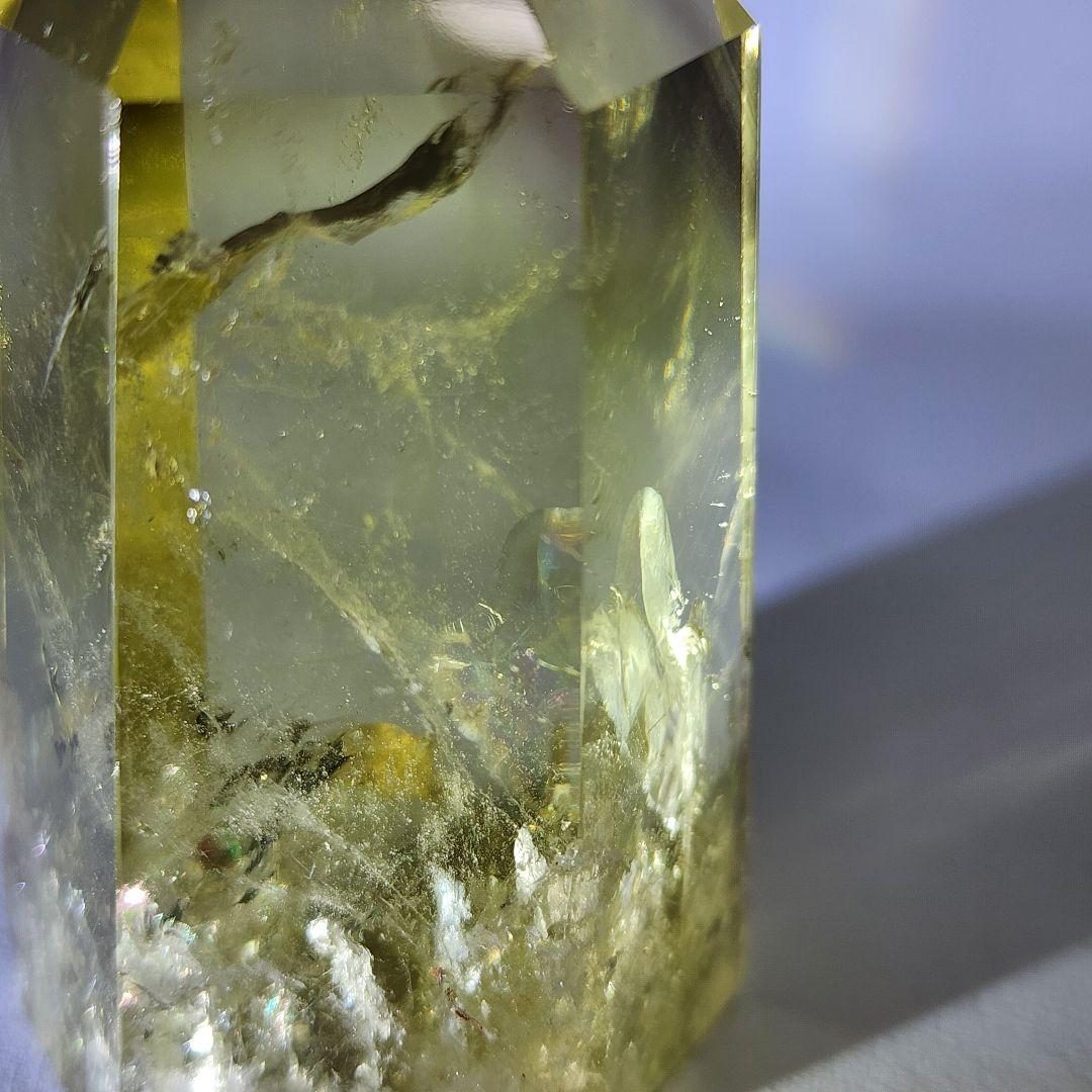 超希少シトリン原石タワーラダー入り 天然石パワーストーン