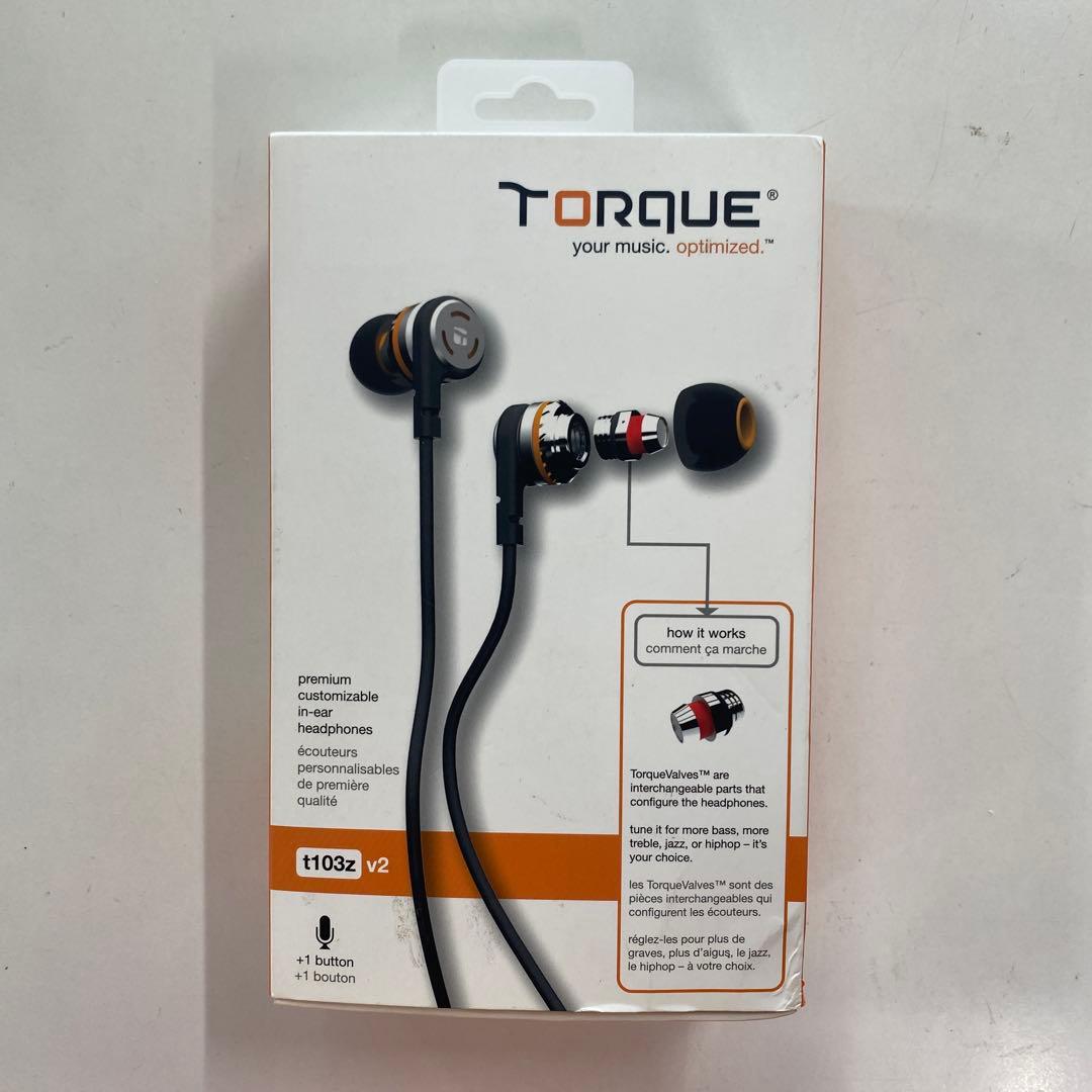TORQUE インナーイヤーイヤフォン t103z v2 TR-0003