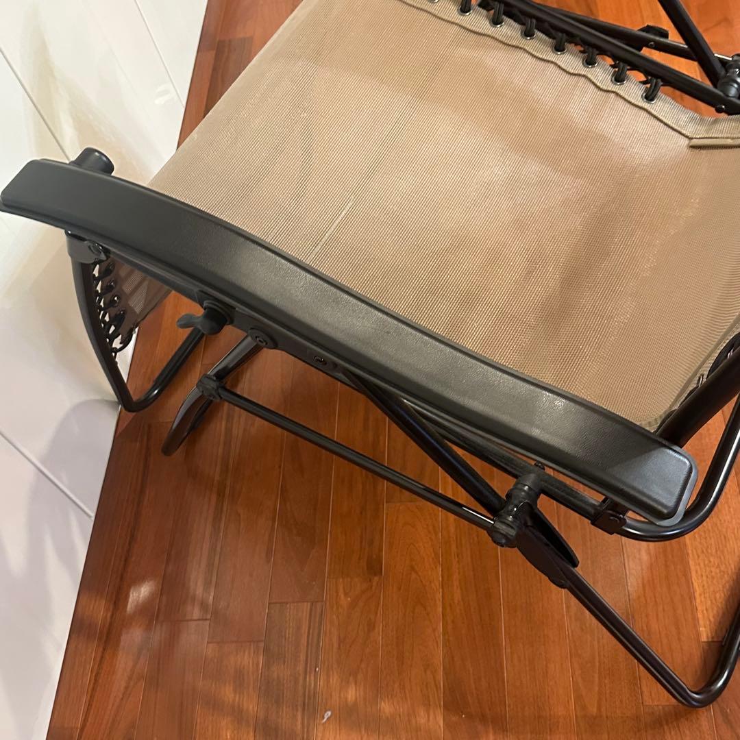 Coleman リクライニングチェア ブラウン　ベージュ