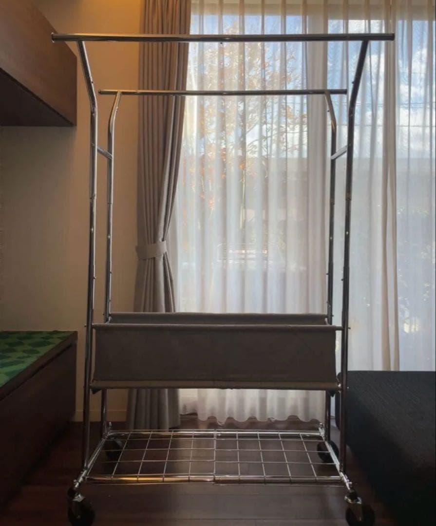 HOKEEPER ダブルハンガー 耐荷重283kg ハンガーラック パイプ