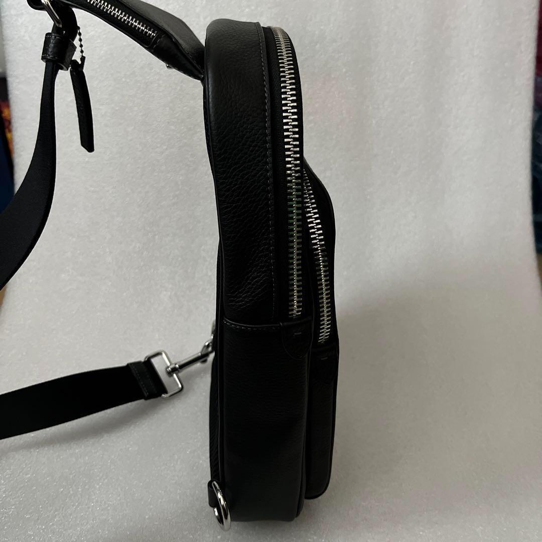 お値下げ【美品】COACH ボディバック　ショルダーバッグ　コーチ　レザー