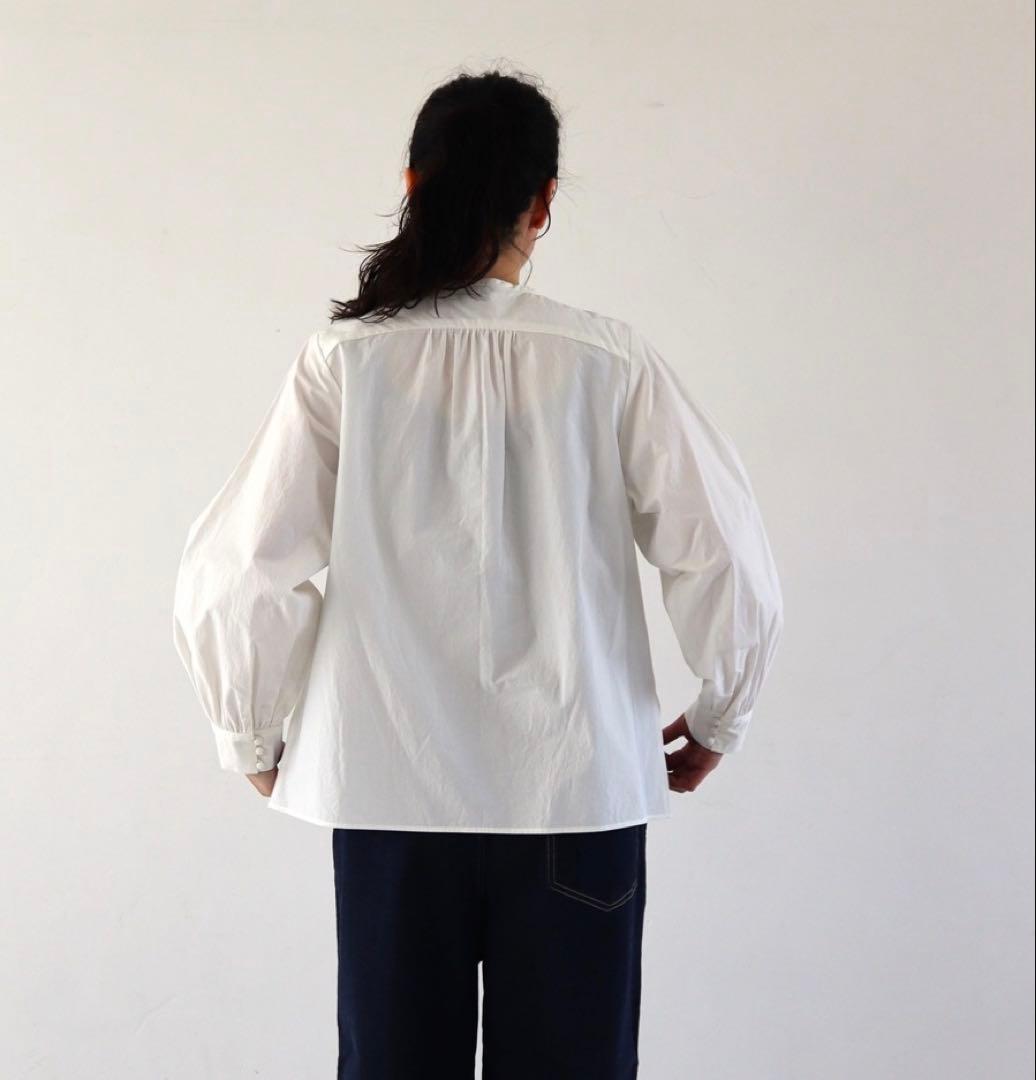 pot and tea 釦たくさんブラウス