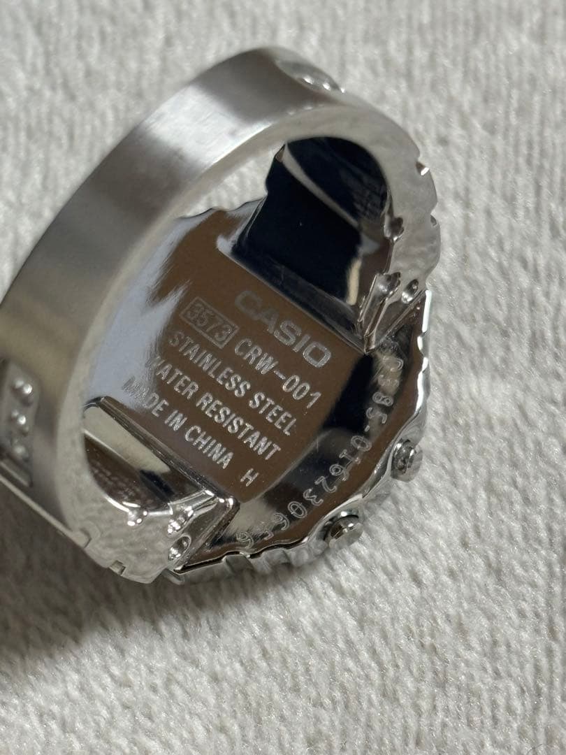 Casio Ring Watch CRW-001 カシオ　シルバー　リング