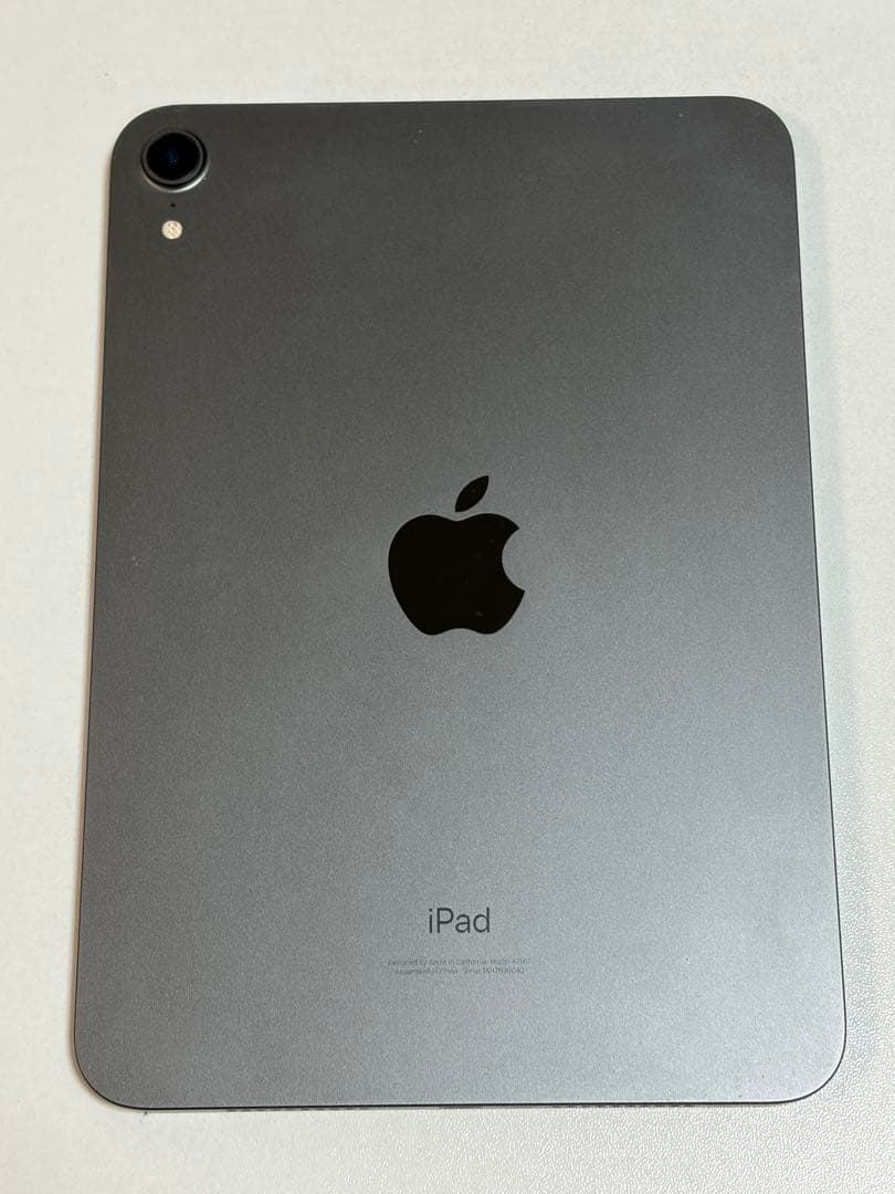 美品 iPad mini 第６世代 グレー 64GB wifi バッテリー95%