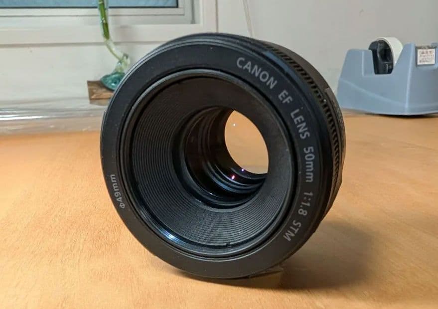 ​【美品】Canon EF 50mm F1.8 STM 単焦点レンズ