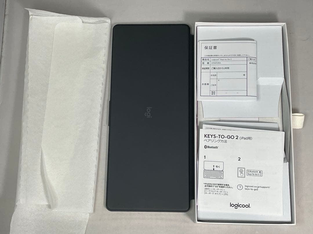 logicool タブレットキーボード ik1043GRA