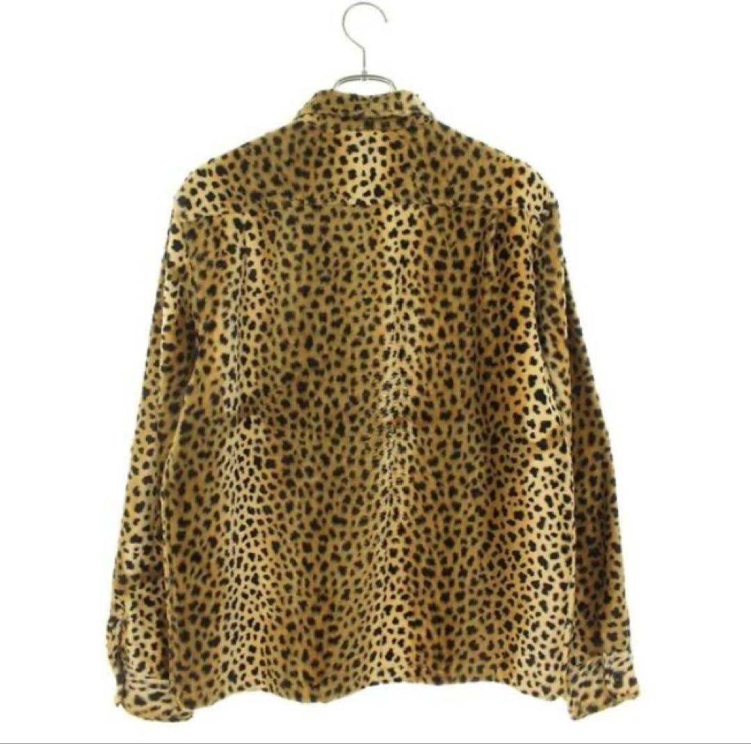 Y*i様 supreme cheetah pile zip shirt leop