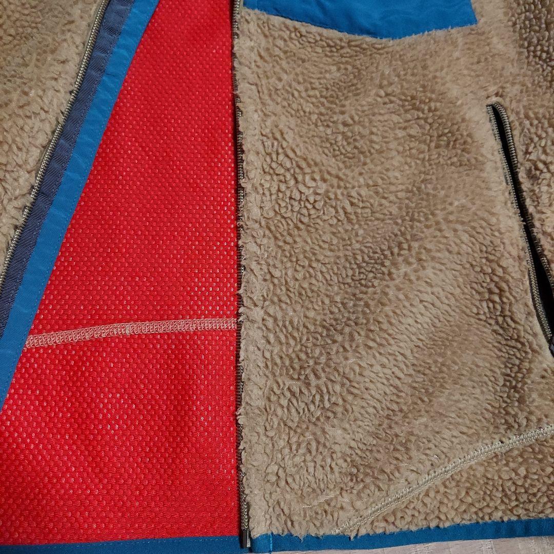 patagonia レトロX ベスト M ベージュ/青