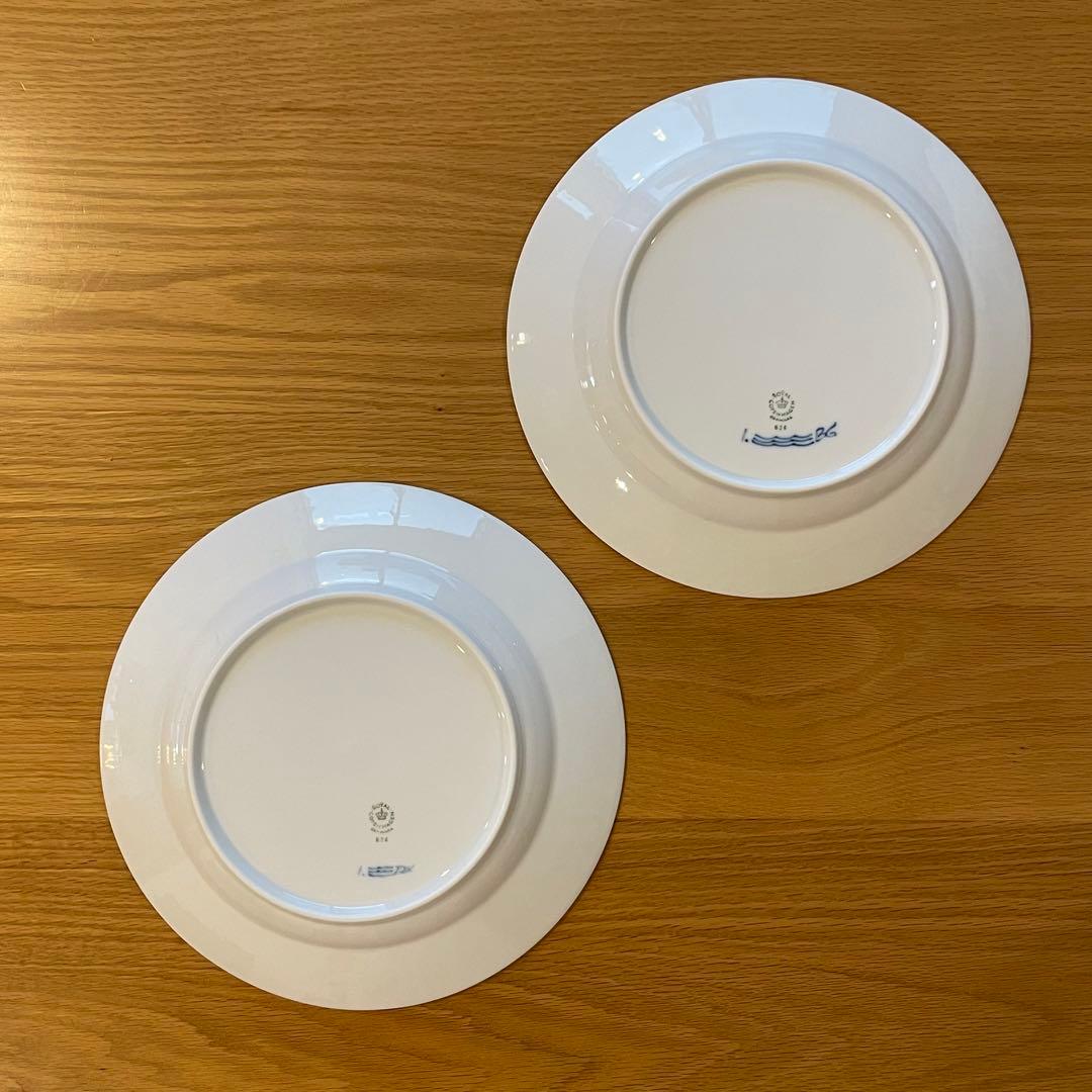 ロイヤルコペンハーゲン　ブルーフルーテッド　ハーフレース　プレート 26cm