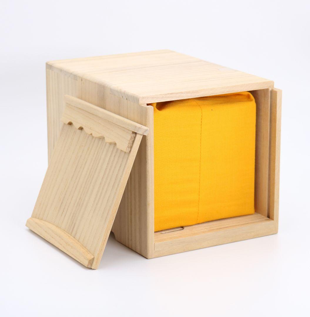 丸紋四君子蒔絵茶箱三つ組 染付山水絵二点揃 桐箱/布付 茶道具　FR81　SS1