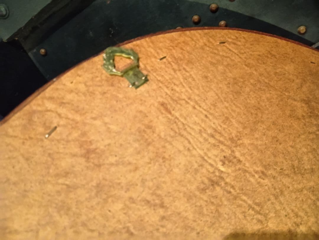 クラシックスタイル 木製壁掛け鏡 楕円形