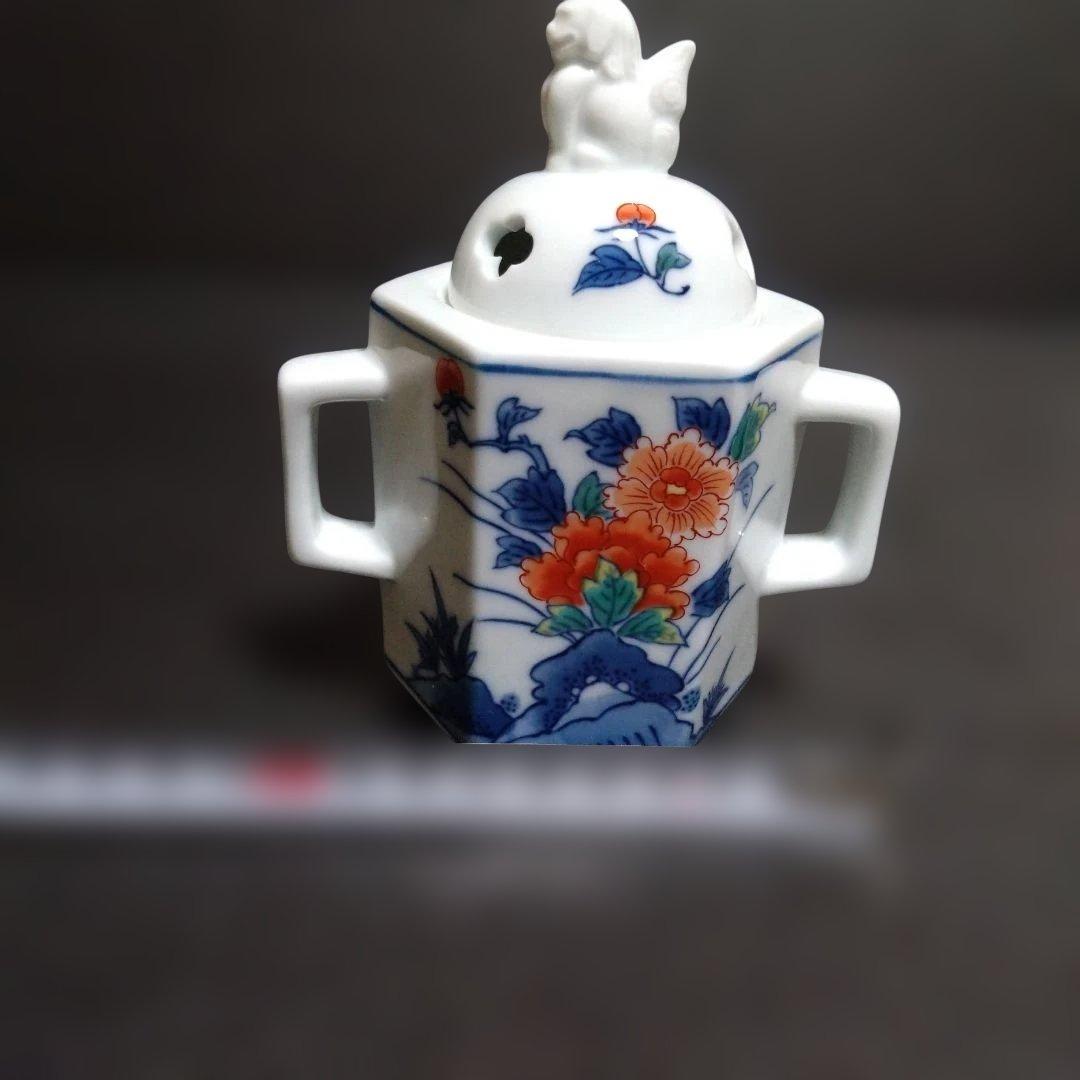新品 伊万里鍋島焼 魯山窯 香炉　お祝い　癒やし　インテリア置物