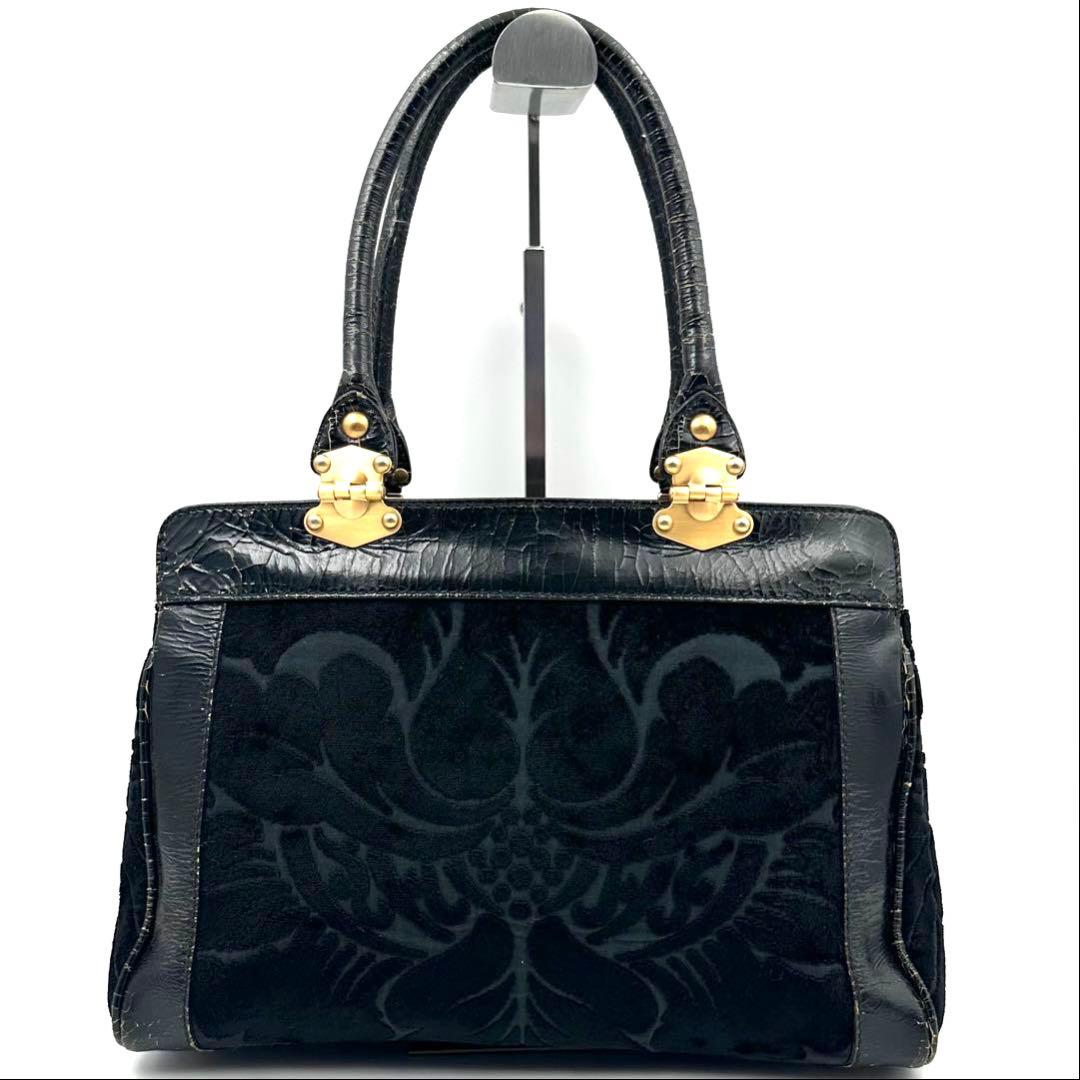 《美品》miu miu アーカイブ アンティーク加工 ゴールド金具 ハンドバッグ