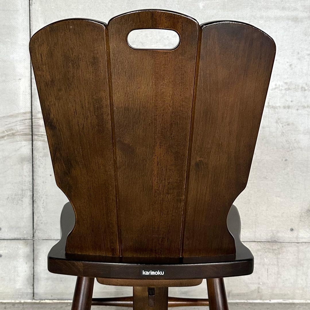 ✦karimoku✦ カリモク RUSTIC チェア／ニング 椅子／昭和レトロ