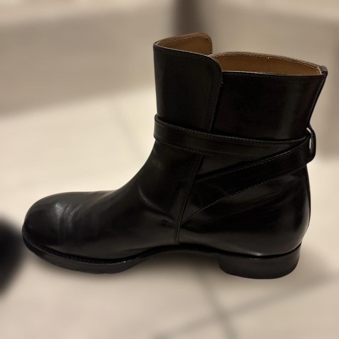 テ*キ様 chausser ショセ　ジョッパーブーツ　黒　26.5cm メンズ