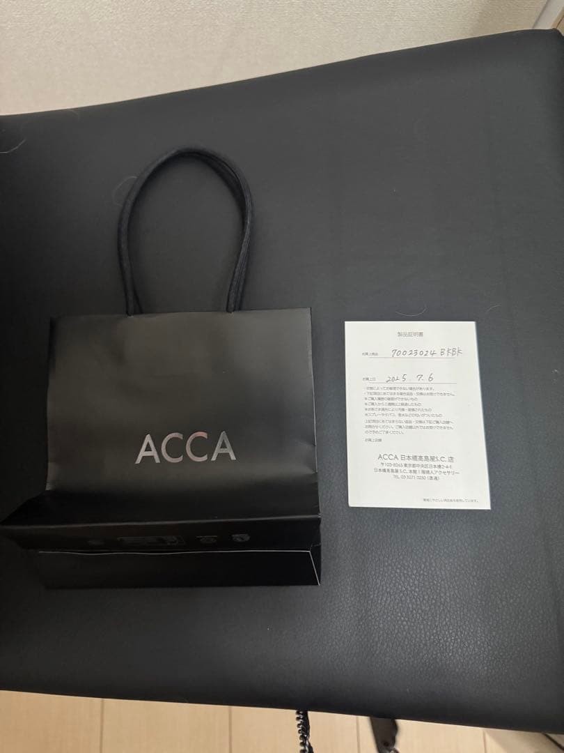 acca ❤︎ティアラクイーンブラック　Aサイズ