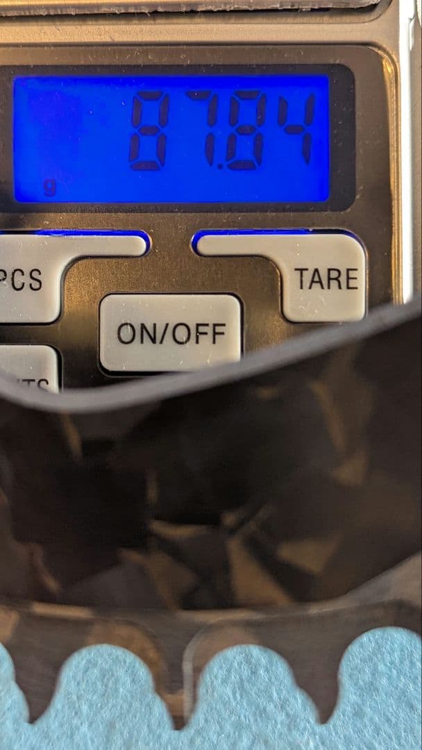 union jack カーボンチェーンリング　結晶模様 52T pcd130