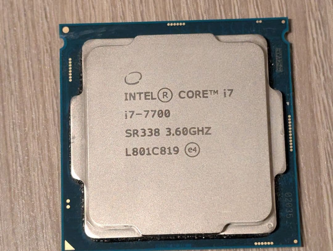 Intel Core i7-7700、 i7-4770とメモリ3枚セット