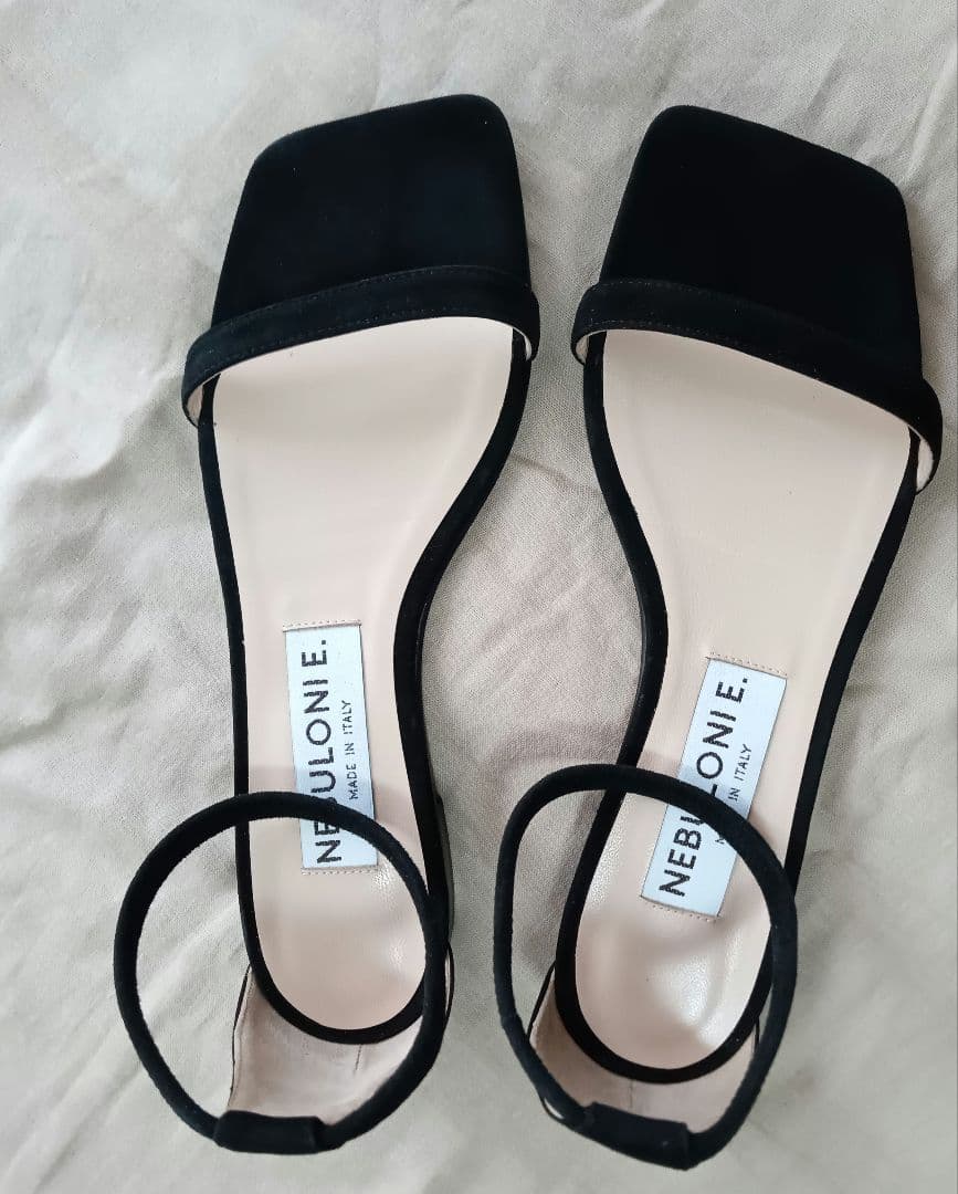 【最終】NEBULONI E. アンクルゴムフラットサンダルストラップサンダル