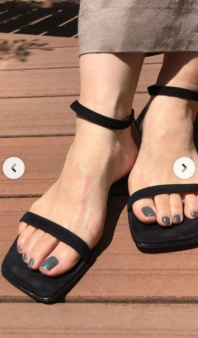 【最終】NEBULONI E. アンクルゴムフラットサンダルストラップサンダル