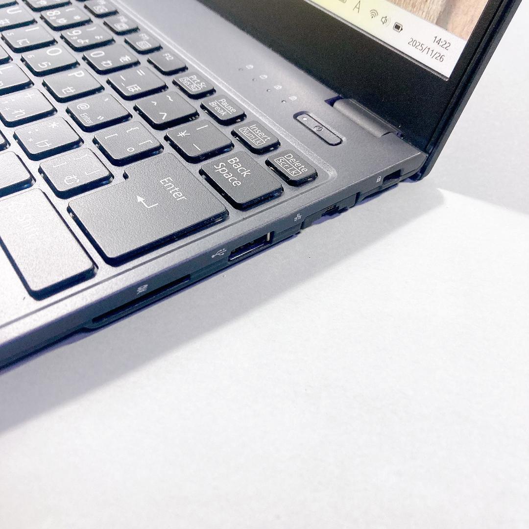 w123✨超軽量/爆速SSD/オフィス付/事務作業に快適/Wi-Fi✨ノートPC