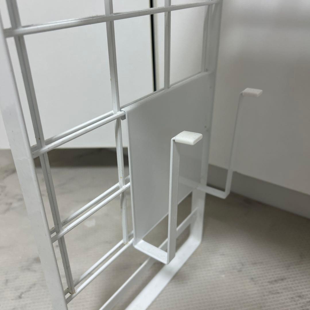 山﨑実業　シンク上 伸縮システムラック tower ホワイト 4点セット