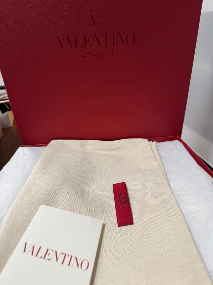 【美品】VALENTINO 23cm ユニークフォーム サイドゴアブーツ 厚底