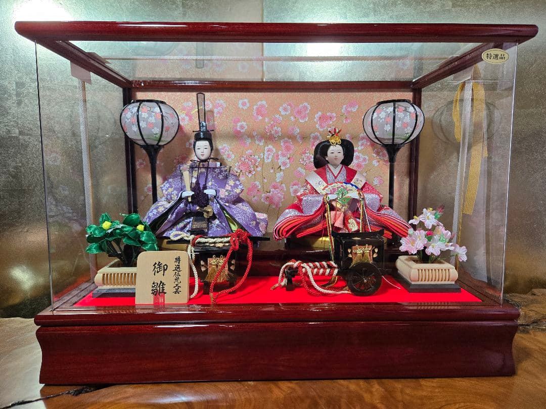 【一点限り】雛人形 ケース飾り　K28